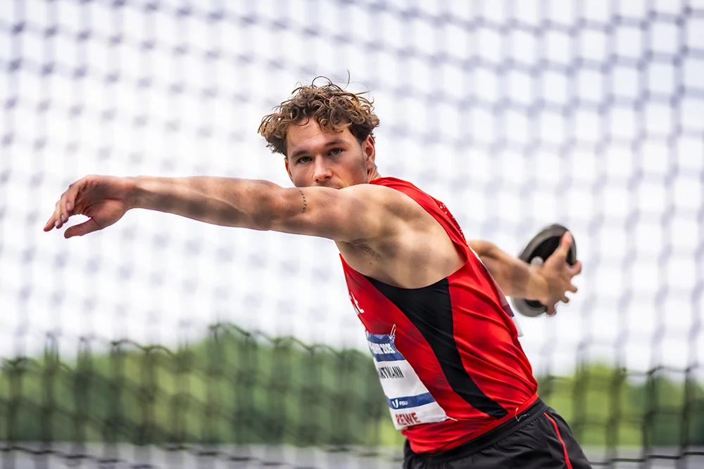 Persönliche Bestleistung in Brescia: 7'705 Punkte für Nino Portmann